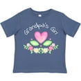 thumbnail image 3 of Inktastic Grandpa's Girl- Heart Flowers Girls Toddler T-Shirt, 3 of 5