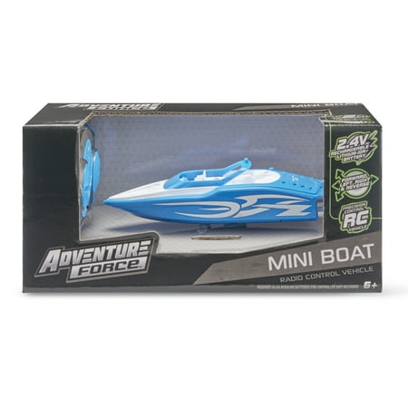 Adventure Force Radio-Controlled Mini Boat, Blue