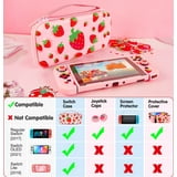 Trunple Cute Strawberry Carrying Case, Nintendo Switch 2017, Pink ...