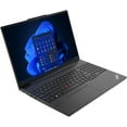 thumbnail image 3 of Lenovo ThinkPad E16 Gen 1 Home/Business Laptop (Intel i7-1355U 10-Core, 16.0in 60 Hz Touch Wide UXGA (1920x1200), Intel Iris Xe, 24GB RAM, 512GB M.2 2242 PCIe SSD, Win 11 Pro) with USB-C Dock, 3 of 7