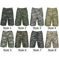 thumbnail image 3 of Cargo Army Camouflage Military Tactical Combat Casual Shorts - Style3 - Size 34, 3 of 4