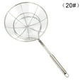 thumbnail image 2 of EIMELI EIMELI Long Handle Round Stainless Steel Colander Oil Filter Fried Food Grid Strainer, 2 of 10