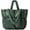 Green, variant on Puffer Tote Bag, Trendy Luxury Chic Quilted Large Padded Designer Handbags for Women Cotton Winter Soft Shoulder Bag