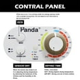 thumbnail image 3 of Panda 3.5 Cu.ft Compact Portable Electric Laundry Dryer PAN760SF, 13 Lbs Capacity,White and Black, 3 of 6