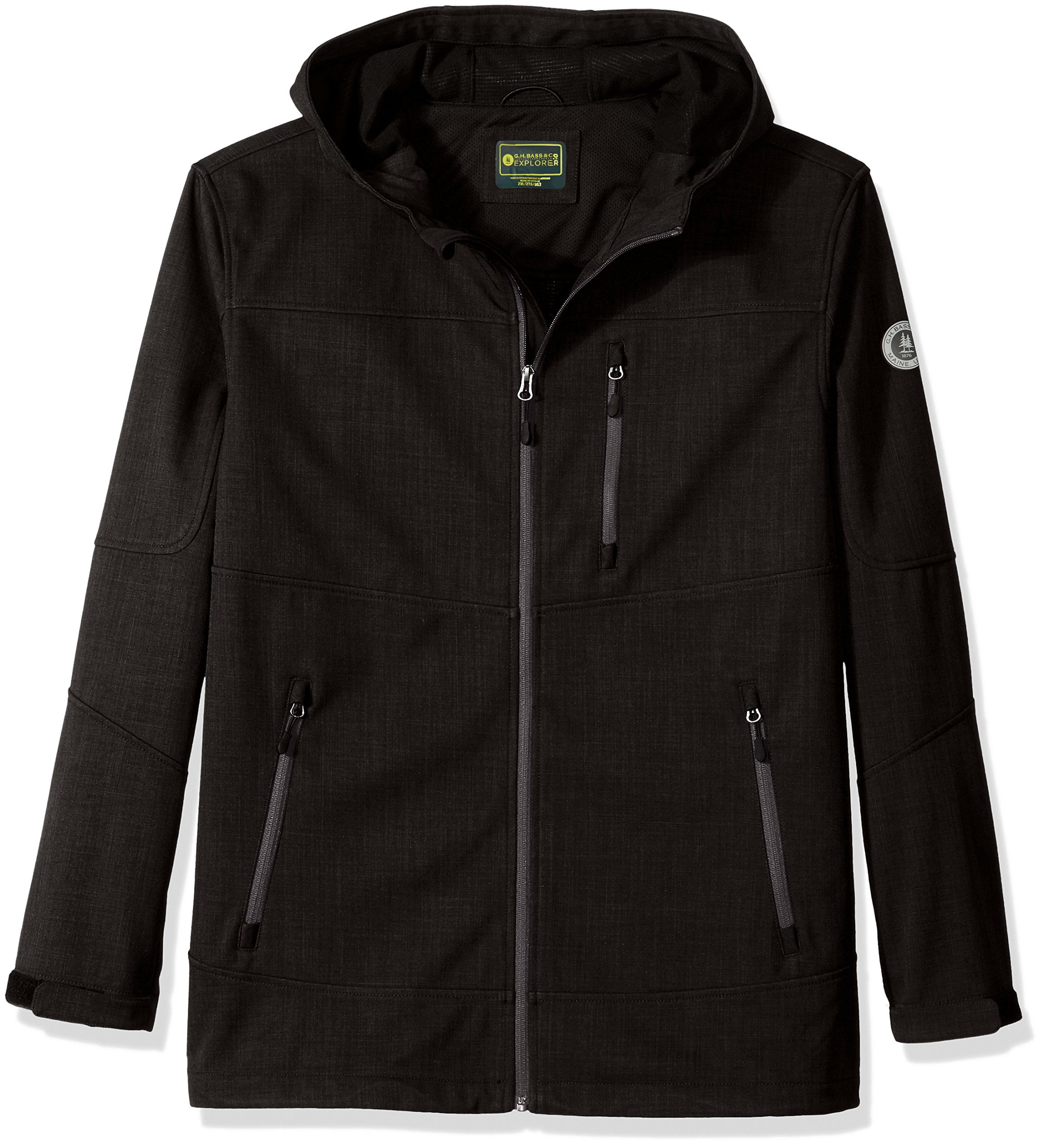 G.H. Bass G.H. Bass & Co. NEW Black Mens XLT Lightweight FullZip