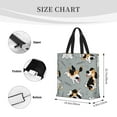 thumbnail image 4 of Naloa Funny Beagle Active Dog Tote Bag for Women, Foldable Tote Bag With Zipper, Large Shoulder Bag, Top Handle Handbag for Travel, Work, Shopping, 4 of 9