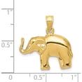 thumbnail image 4 of 14K Yellow Gold Elephant Pendant (21 X 21) Made In Indonesia c3534, 4 of 6