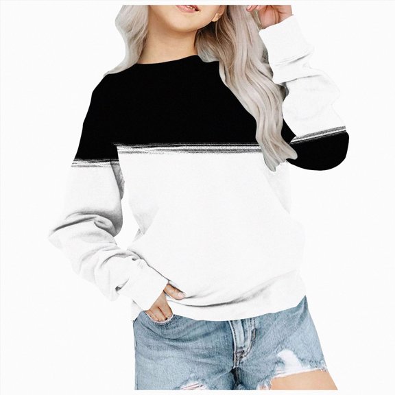 Girls Cotton Hoodies Toddler Fall Pullover Hooded Medium Weight Sweatshirts with Pocket,6-12 Months 12-24 Months 2t 3t 4t 5t 6t 7t 8t 9t Children White 5-6 Years