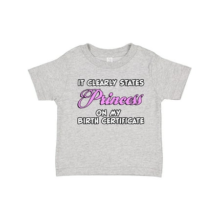 

Inktastic Princess Gift Toddler Toddler Girl T-Shirt