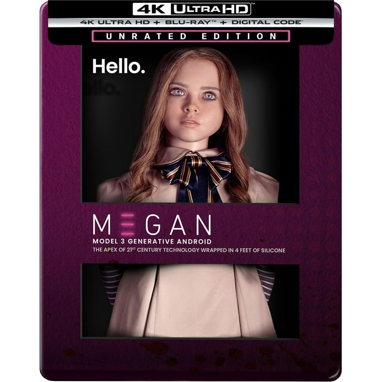 ミーガン スチールブック 4K UHD M3Gan (Steelbook Untrated Edition) (4K Ultra HD + Blu-ray +