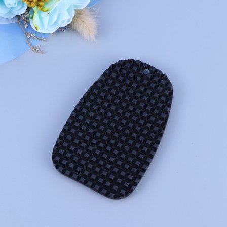 LEORX Motorcycle Stand Pad Black Aluminum Kickstand Support Plate for Safe Parking Outdoors