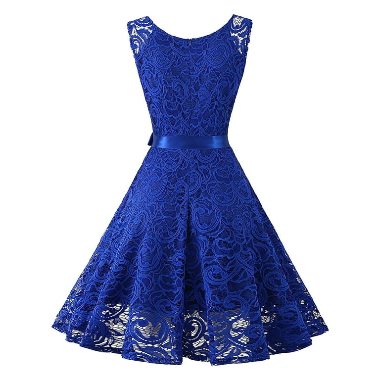 lace royal blue bridesmaid dresses Royal Blue Bridesmaid Dress with Lace Keyhole Back - Designer Bridesmaid Dresses with V-Neck - Multiple Color Options