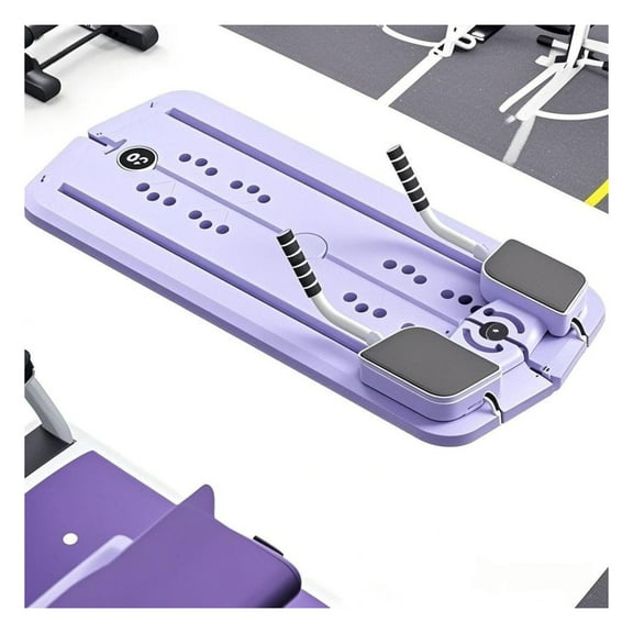 CoreSculptor Abdominal Exercise Board - PP Pilates Board for Core Strength, Ski Machine, & Full Body Workout - Purple