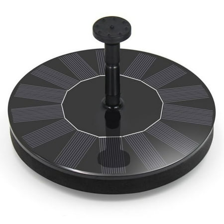 Solar Power 1.1W Floating Water Pump Round Panel With 4 Nozzles For Fountain Pool Garden Pond Submersible Aquarium
