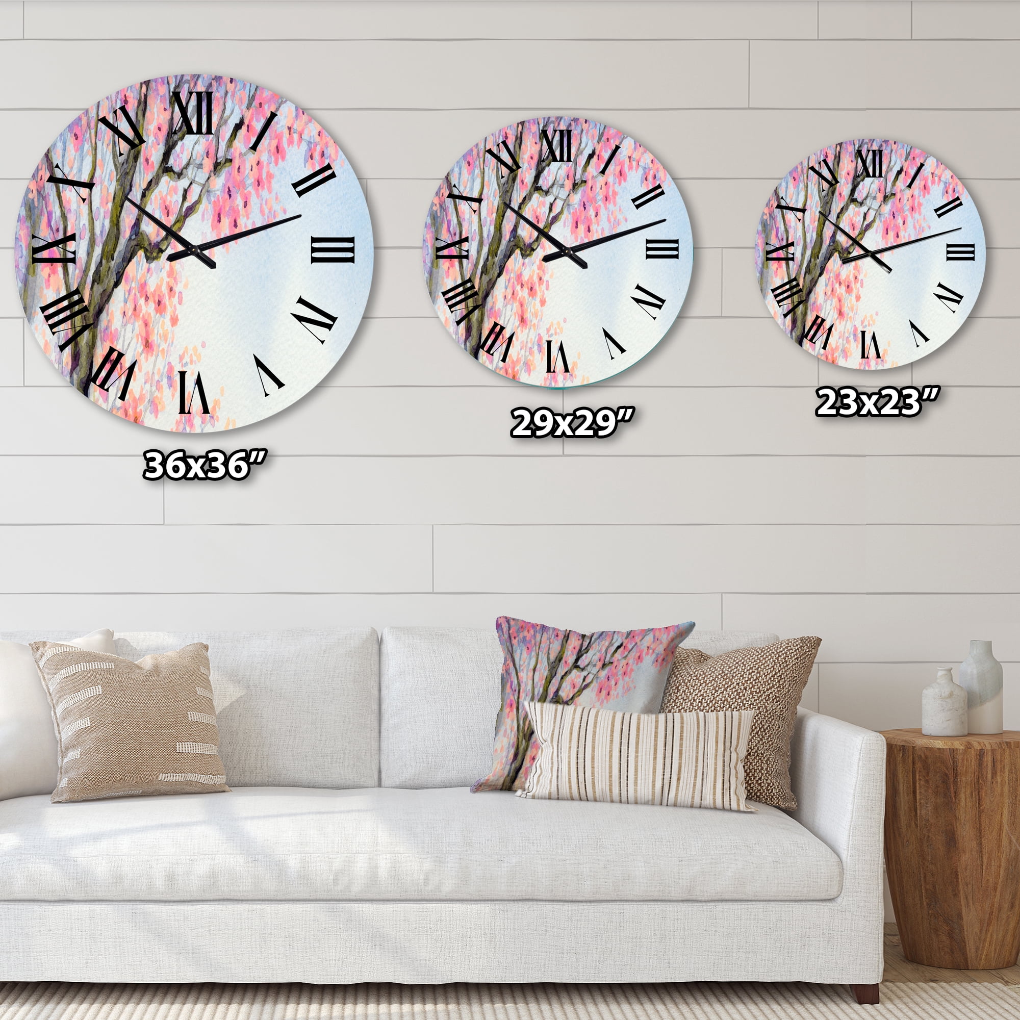 Designart 1 in Traditional Wall Clock