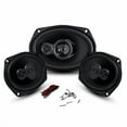 thumbnail image 5 of Bass Rockers BR6930 6x9 3-Way Car Audio Coaxial Speakers | 650 Watts High Level Car Boat ATV UTV RV Truck Speakers Pair | 1" Voice Coil 4 Ohm, 30-20kHz Frequency, 94dB | Heavy Duty Magnet Design, 5 of 7