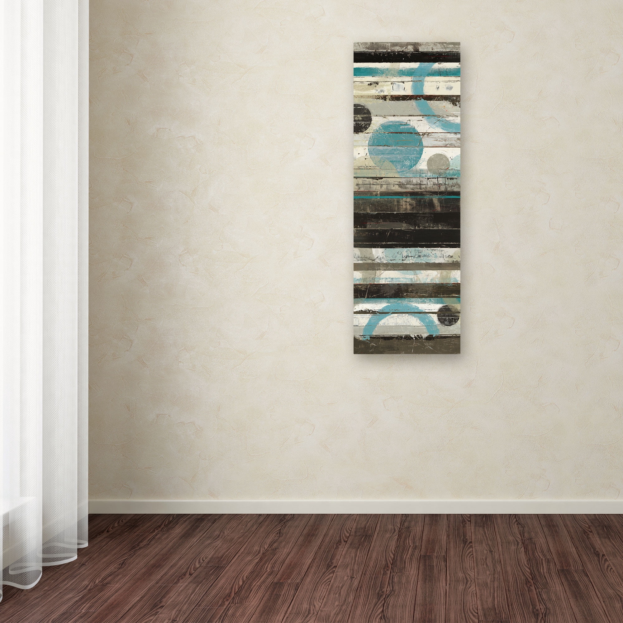 Trademark Fine Art 'Blue Zephyr Panel' Canvas Art by Mike Schick