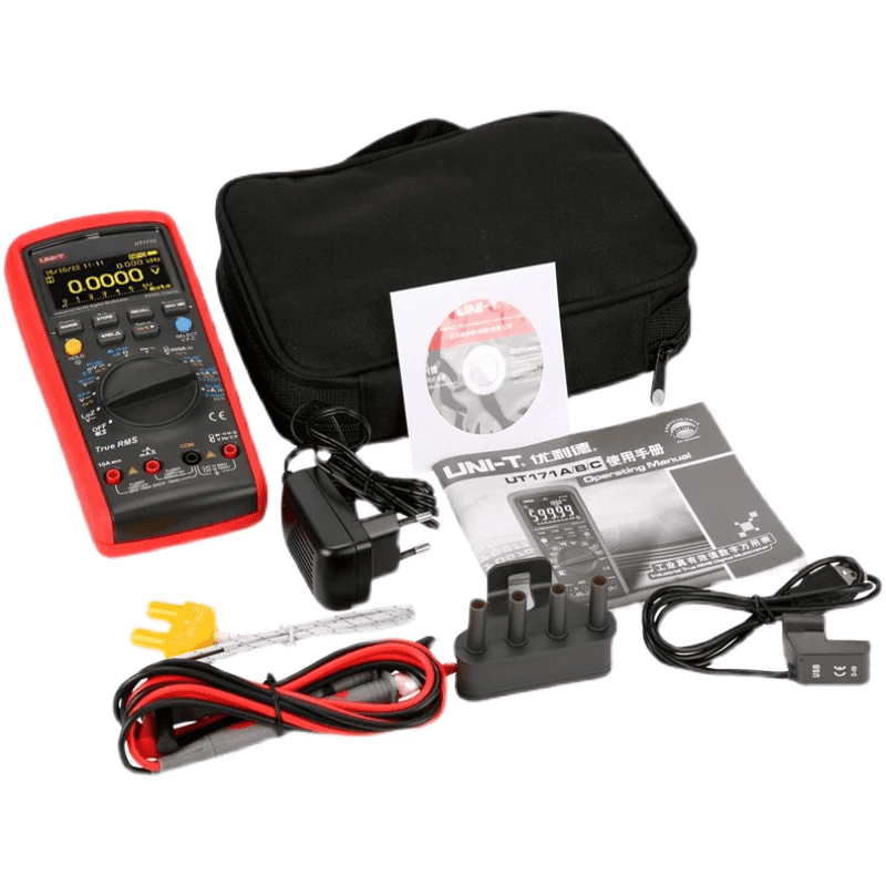 UNI-T UT171C OLED Industrial Process Digital Multimeter True RMS 60,000 Counts Auto/Manual Range 60MΩ Temperature Non-Contact Voltage Detection