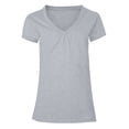 thumbnail image 1 of Hanes Filles T-Shirt à Col en V, XS, Acier Léger, 1 of 1