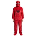 thumbnail image 4 of Superhero Cosplay Full Zip Mask Hoodie, Spider Web Print Sweatshirt for Adult Halloween Fancy Dress Party Cosplay, 4 of 6