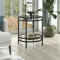 thumbnail image 5 of Evelyn&Zoe Robillard 20" Wide Round Side Table, Blackened Bronze, 5 of 8