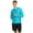 Ocean Blue, variant on Men's L/S UPF 50+ Comfort Fit II Rash Guard, Crew Neck, Long Sleeve (Men’s)