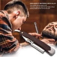 thumbnail image 2 of Retro Wood Handle + 10pcs Blade Head Shaving Razor Folding Shaver Male Face Cleansing Care Tool, 2 of 6