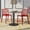 Transparent Red, variant on 33.75 x 19.37 x 18.75 in. Modern Dynamic Dining Chair, Transparent Red - Set of 2