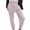 Pink-01, variant on REALiKUN Wide Leg Denim Pants for Women Elastic Waist Pants Solid Color Button Pant Summer Casual Pants Dressy Comfy Pants