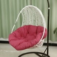 thumbnail image 2 of Papasan Chair Cushion,round Hanging Egg Hammock Chair Pads With Ties Quilted Design Swing Chair Cushions For Indoor Outdoor, 2 of 8