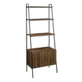 thumbnail image 4 of Walker Edison Urban Industrial 4-Shelf Ladder Bookcase, Dark Walnut, 4 of 10