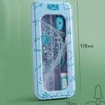 thumbnail image 2 of Multi-function Stationery Plastics Learning Measuring Tool Straightedge Trigonometry Protractor Drawing Ruler GREEN, 2 of 8