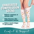 thumbnail image 2 of LOVEVER 6 Paires Bas de Compression pour Femmes et Hommes - Idéal pour la Circulation Course Athlétique Récupération Infirmière Voyage, 2 of 7
