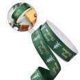 thumbnail image 5 of KAKOWELY 1 Roll Christmas Ribbon Gift Packaging Riband Printing Ribbon Wrapping Accessory,358.27"X0.98"X0.12", 5 of 5