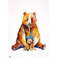 thumbnail image 2 of Allante, Marc 18x24 Gold Ornate Wood Framed with Double Matting Museum Art Print Titled - Bear Necessities, 2 of 4