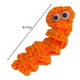 thumbnail image 2 of Inspirational Knitted Worm Knitted Set with Positive Message Card Handmade Crochet Emotional Support Toy, 2 of 8