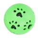 thumbnail image 3 of Pelota lavable al aire libre no venenosa para perros, juguetes para masticar para la dentición, suministro para mascotas con puntas (Empreinte de patte verte), 3 of 13