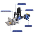 thumbnail image 2 of Steel Force BJ184 Wood Biscuit Plate Joiner 4" Brushless Cordless with 20V 5.0Ah Battery and Charger, 2 of 7