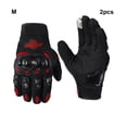 thumbnail image 2 of Maoww Lightweight And Breathable Motocross Bike Gloves • Extra-protective Padding red M, 2 of 6
