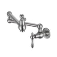 thumbnail image 5 of Wall-Mounted Extendable Folding Kitchen Pot Filler Faucet (Single Hole, Dual Handles), 5 of 6
