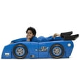 thumbnail image 2 of Delta Children Grand Prix Race Car Toddler & Twin Bed - BLUE, 2 of 5