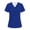 03# Royal Blue, variant on V-Neck Scrub Tops Women - Stretchy 3-Pocket Nurse Scrubs with Medical Uniform Fit Light Purple 3XL