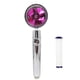 thumbnail image 2 of Yuarrent Cabezal de ducha, ducha de refuerzo de mano, rociador giratorio de alta presión de 360 ​​grados, ducha de hélice, interruptor de parada de Accesorios de baño Rosado Yuarrent HA028123-01, 2 of 6