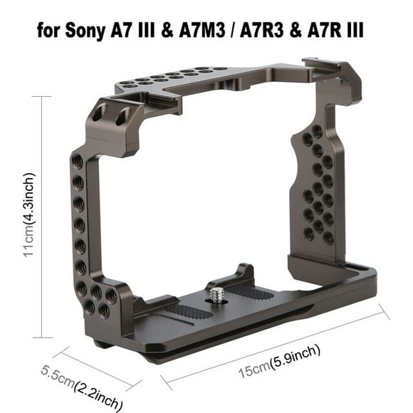Veo Camera Hulk Cage Stabilizer for Sony A7 III & A7M3 / A7R3 & A7R III for Ca