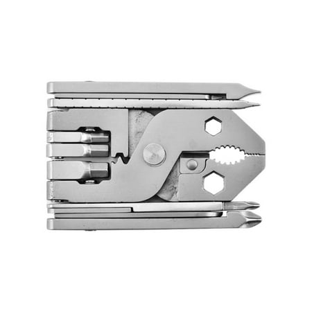 Deals Pocket Multitool Multitool Pliers Tool Pliers Screwdriver Card Needle Wire Stripper Multi Tool Portable Folding Multitool Plier Ideal Gifts For Dad White