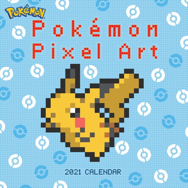 Pokémon Pixel Art 2021 Wall Calendar - Walmart.com