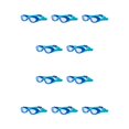 thumbnail image 1 of Gafas de natación Eigraketly Clear View Azul 10Conjunto, 1 of 6