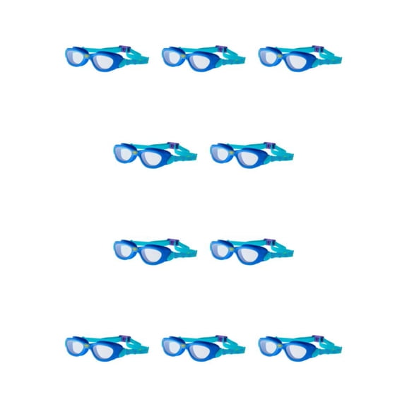 Gafas de natación alta definición Soidarity Clear View Correa ajustable Anillo Azul 10Conjunto