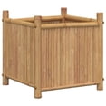 thumbnail image 3 of vidaXL Planter Raised Garden Bed Flower Pot Plant Stand Outdoor Balcony Bamboo, 3 of 7