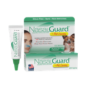 NasalGuard for Pet Lovers  Pet Hair & Dander Blocker Nasal Gel  Drug-Free, Safe for The Whole Family, Non-Irritating, Made in USA (Cool Menthol, 3 Gram Tube)